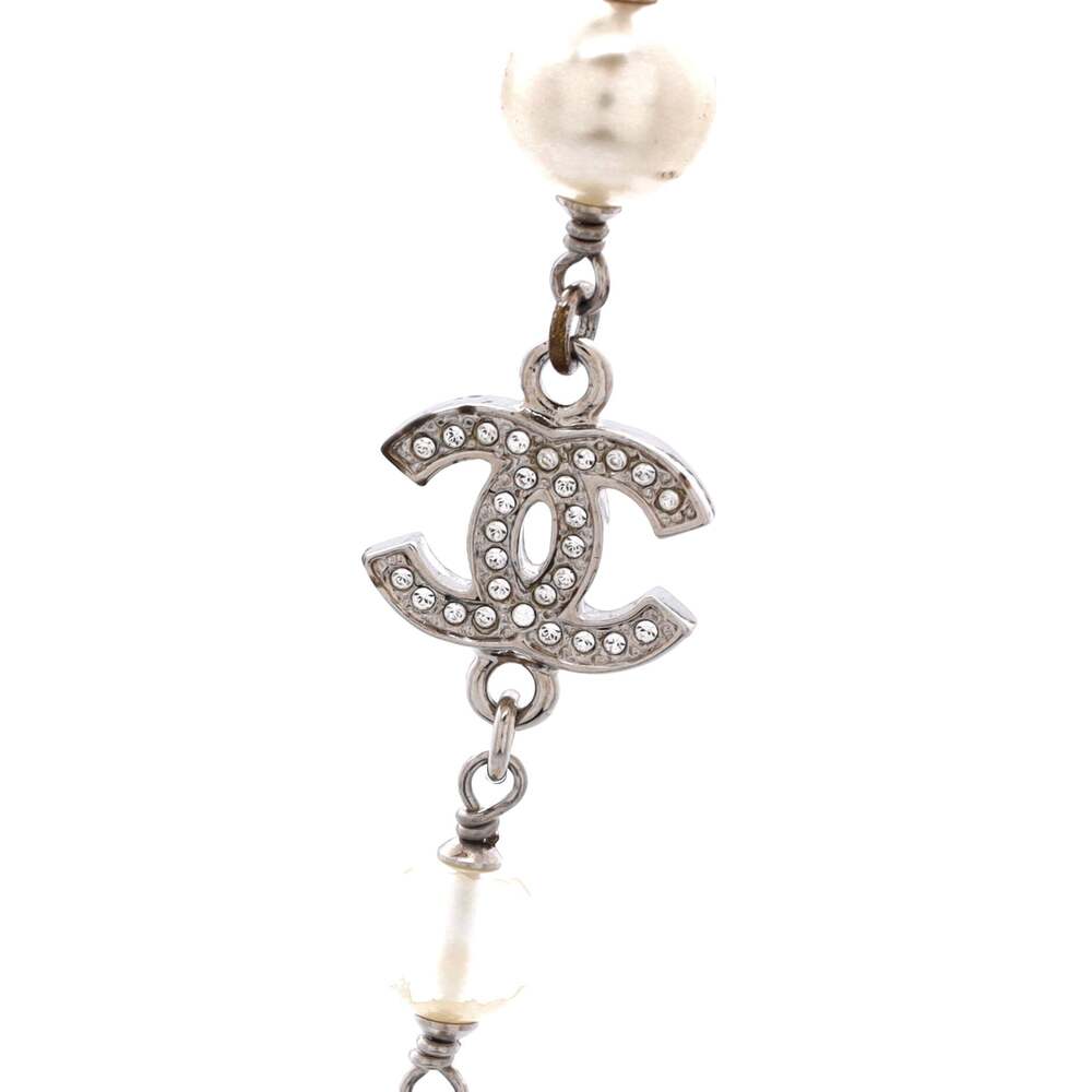 Chanel Cc Station Long Necklace Metal #255014C14B